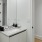 a bathroom with a washer and dryer